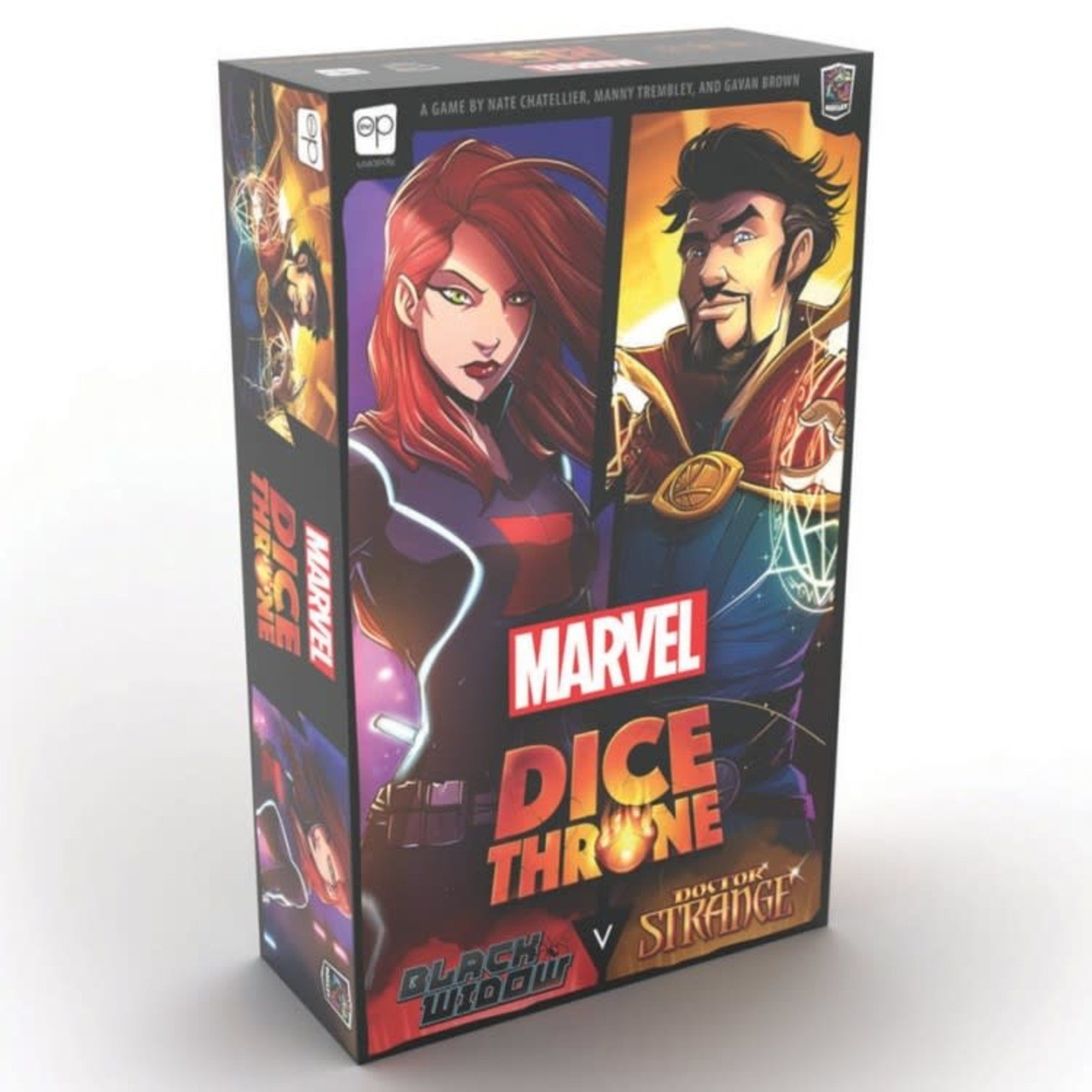 USAopoly Dice Throne Marvel 2 Hero Box 2 Black Widow and Doctor Strange
