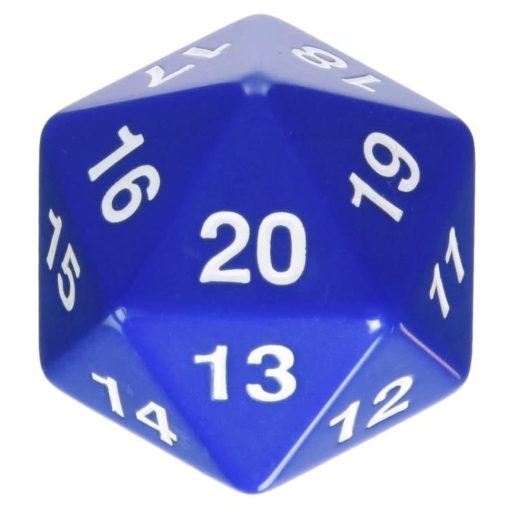 Koplow Opaque Countdown 55 mm d20 Blue with White