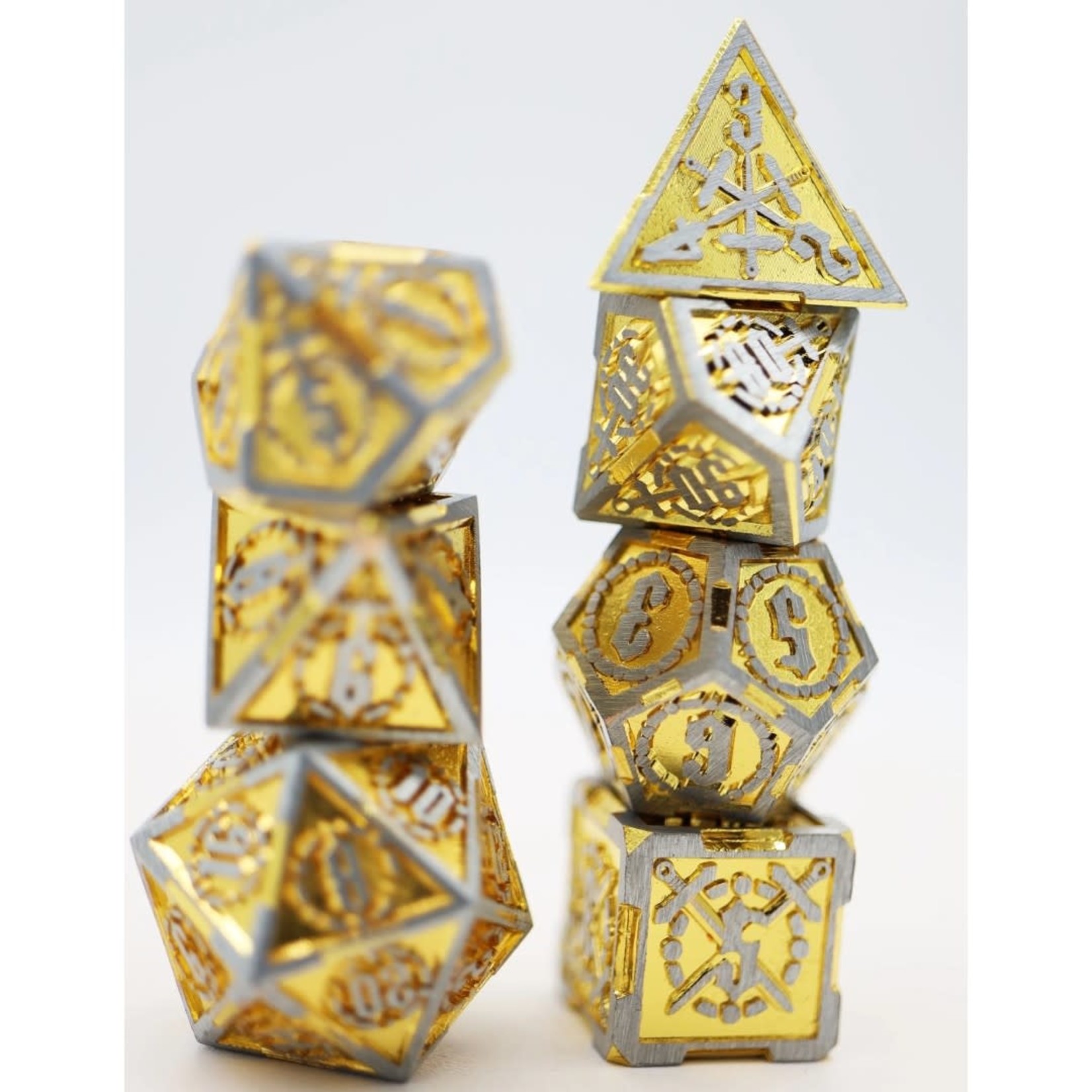 Foam Brain Games King Slayer's Sword RPG Metal 7 die set