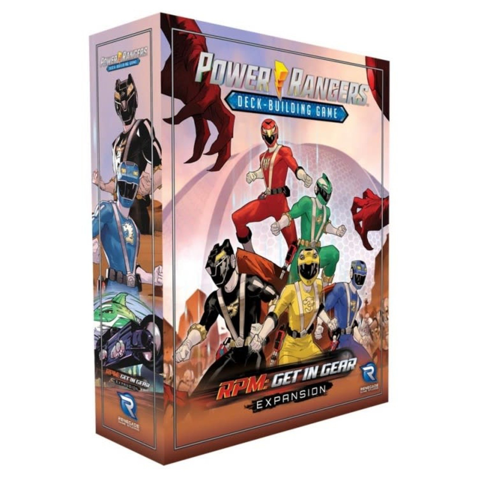 Renegade Game Studios Power Rangers Deck Building Game RPM Get in Gear Expansion