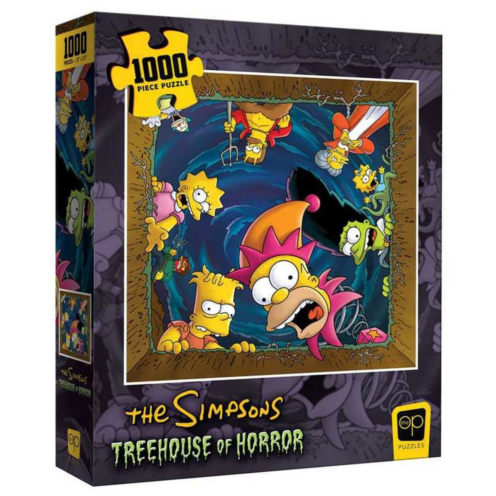 USAopoly 1000 pc Puzzle The Simpsons Tree House of Horror Happy Haunting