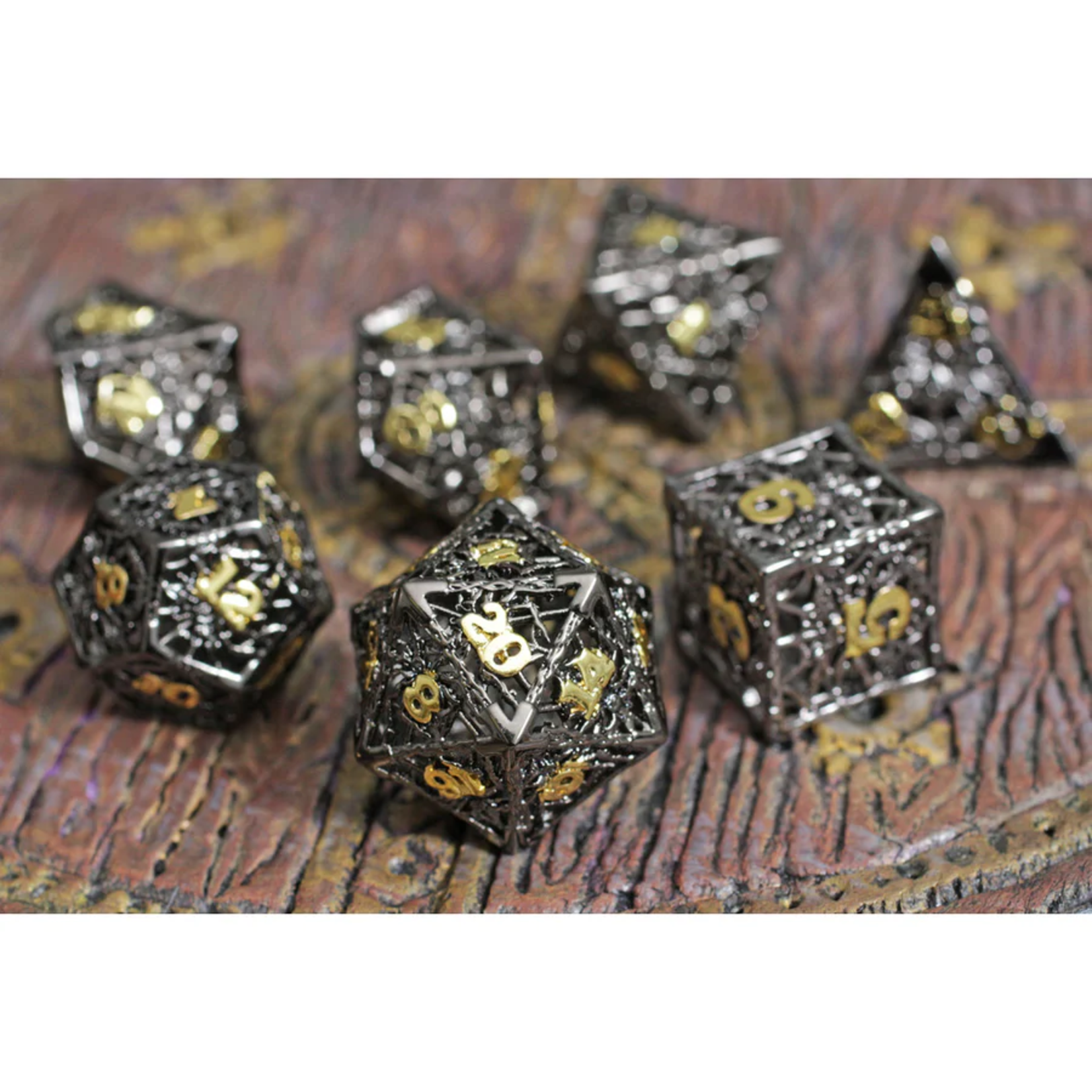 Forged Forged Lloth's Whisper Hollow Metal Polyhedral 7 die set