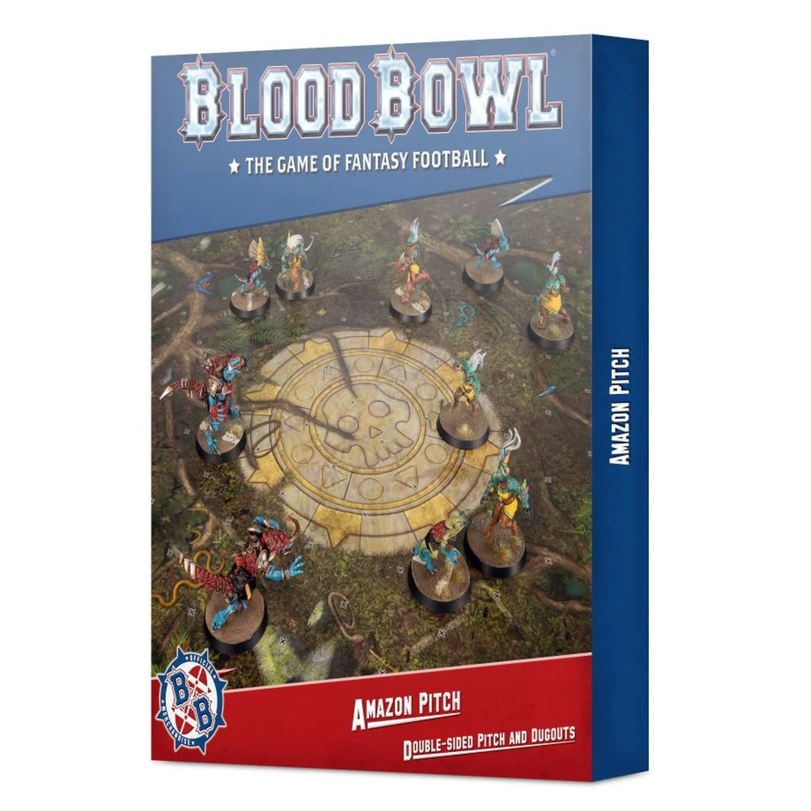 Games Workshop Blood Bowl Amazon Team Pitch and Dugout