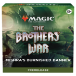 Wizards of the Coast Magic the Gathering Brothers War BRO Prerelease Pack Mishra's Burnished Banner for At Home Play