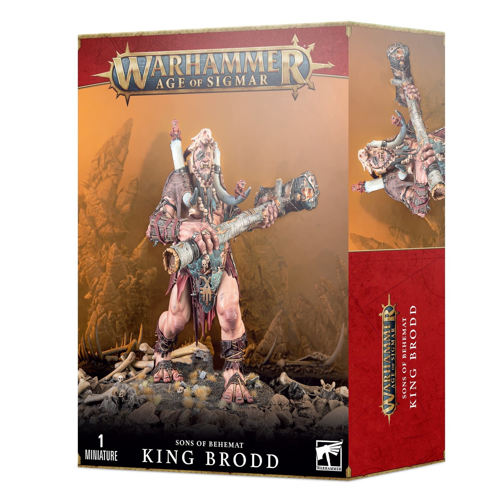 Games Workshop Warhammer Age of Sigmar Destruction Sons of Behemat King Brodd