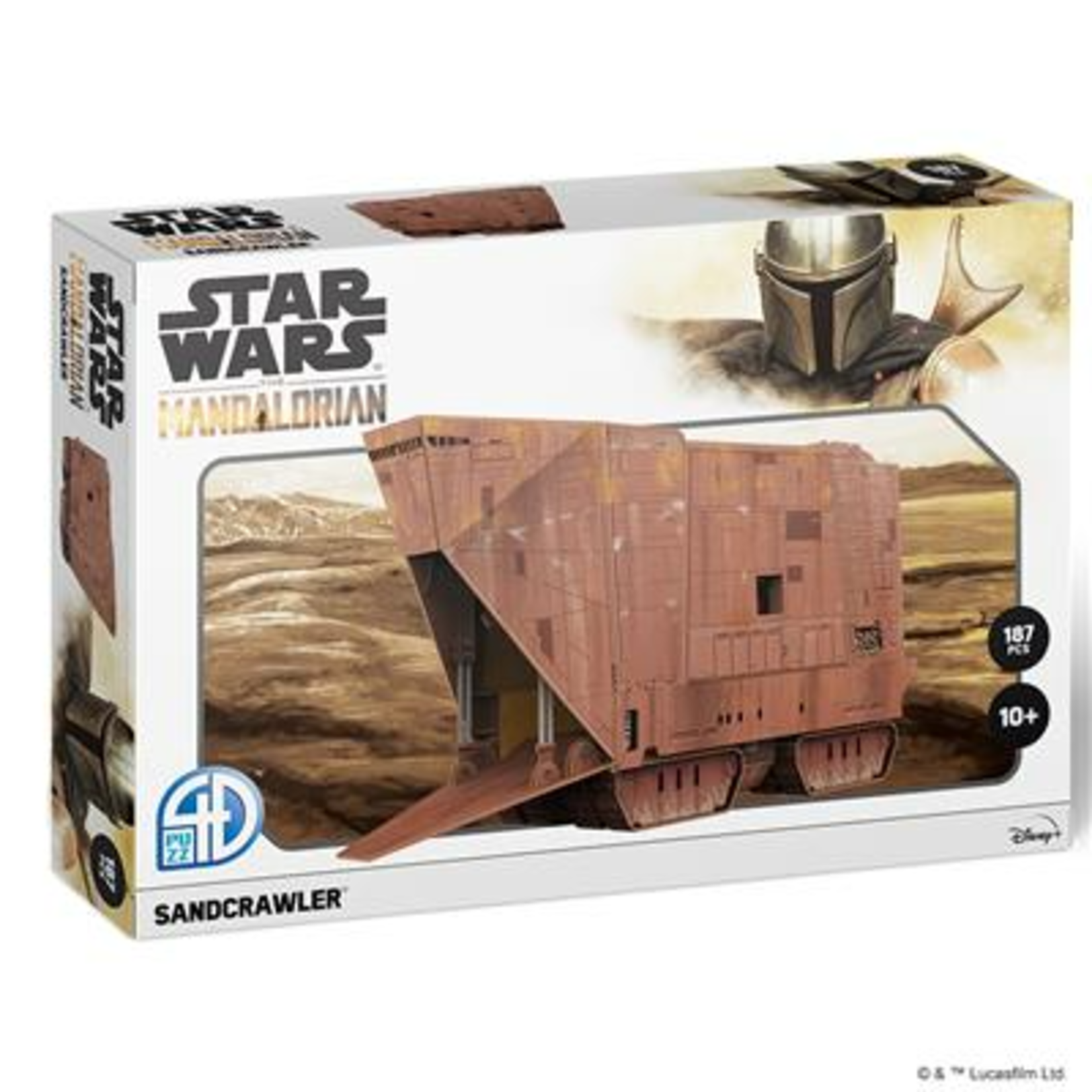Asmodee 4D Puzzle Star Wars Mandalorian Sandcrawler Paper Model Kit