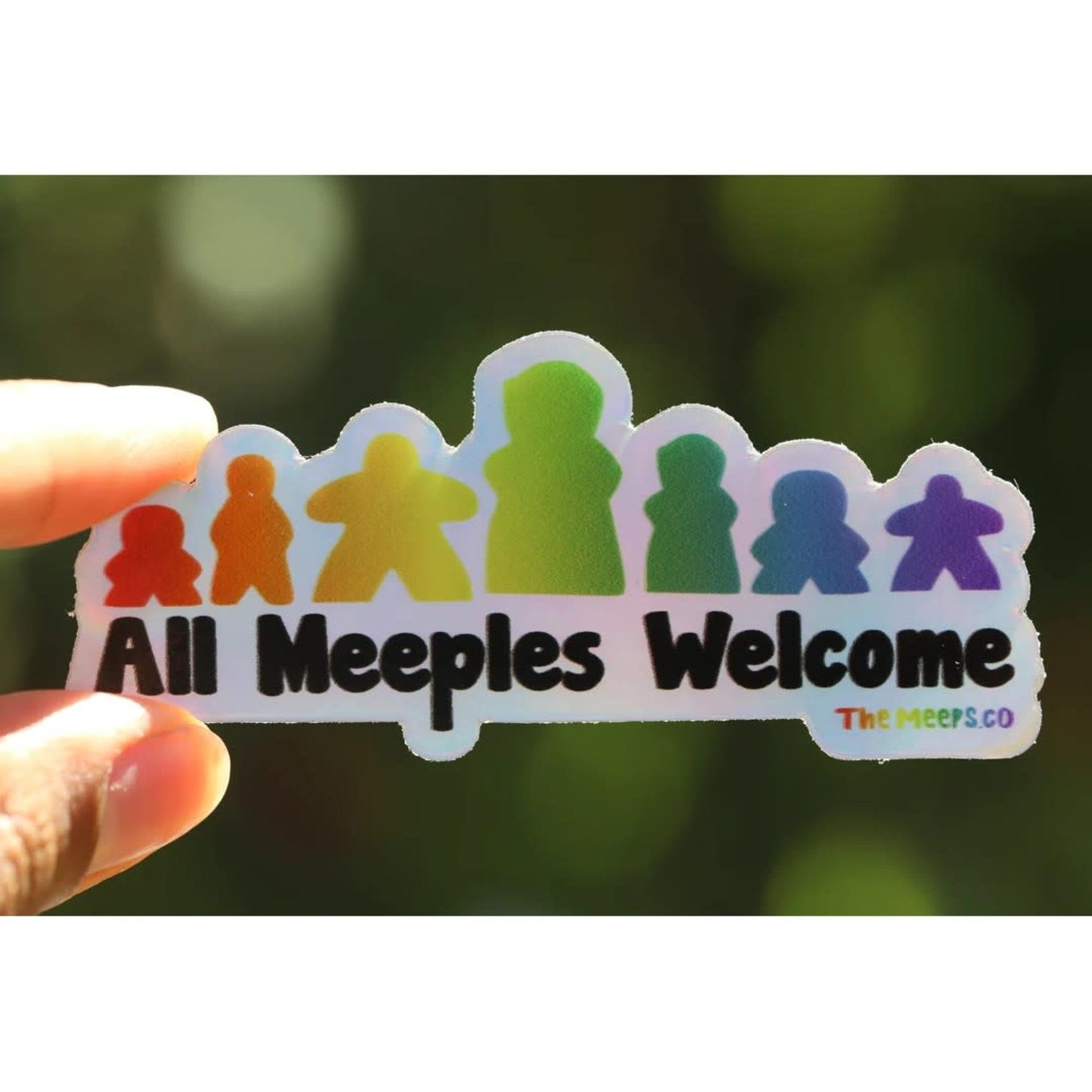 The Meeps All Meeples Welcome Holographic Sticker 3 in