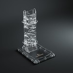 Asmodee Crystal Twister Premium Dice Tower
