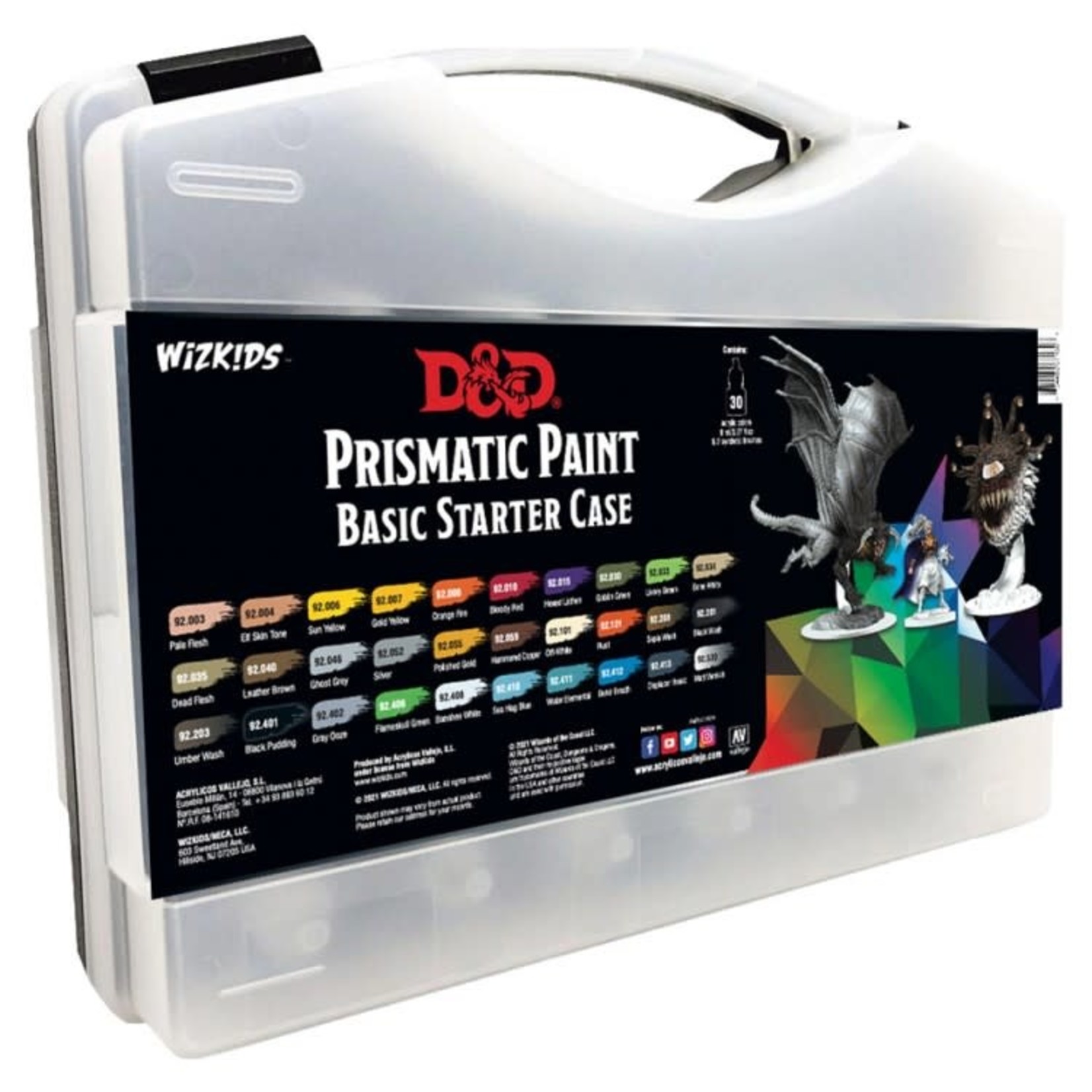 WizKids WizKids Dungeons and Dragons Prismatic Paints Basic Starter Case