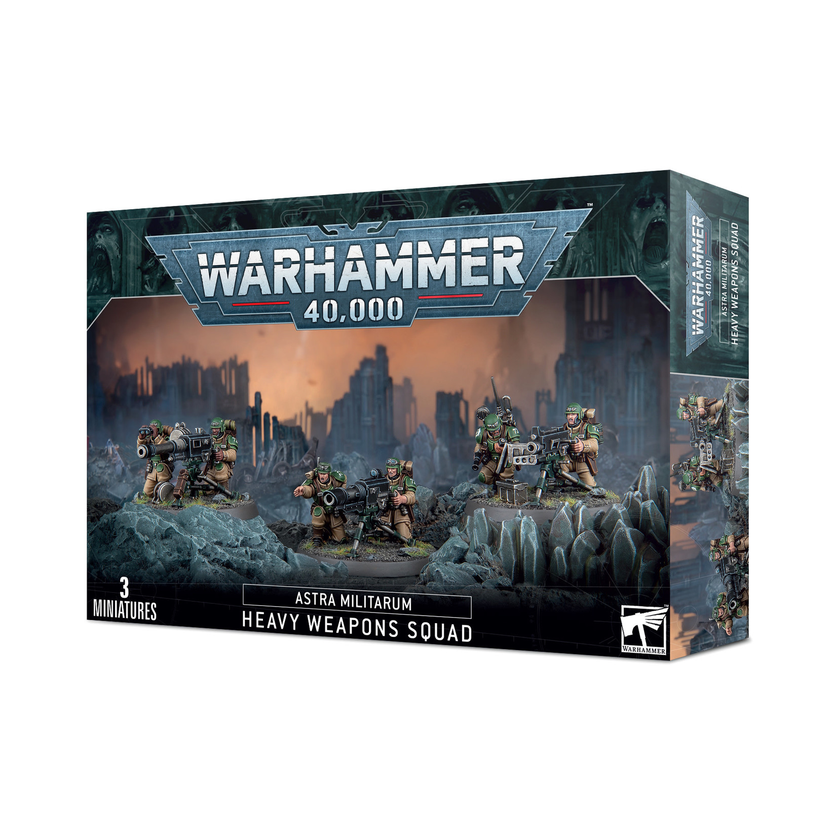 Games Workshop Warhammer 40k Imperium Astra Militarum Cadian Heavy Weapons Squad