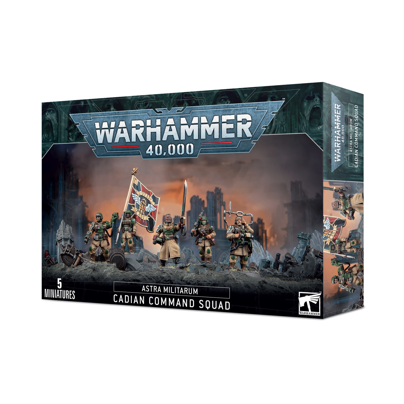 Games Workshop Warhammer 40k Imperium Astra Militarum Cadian Command Squad