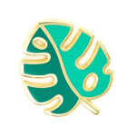 These Are Things Monstera Leaf Enamel Pin