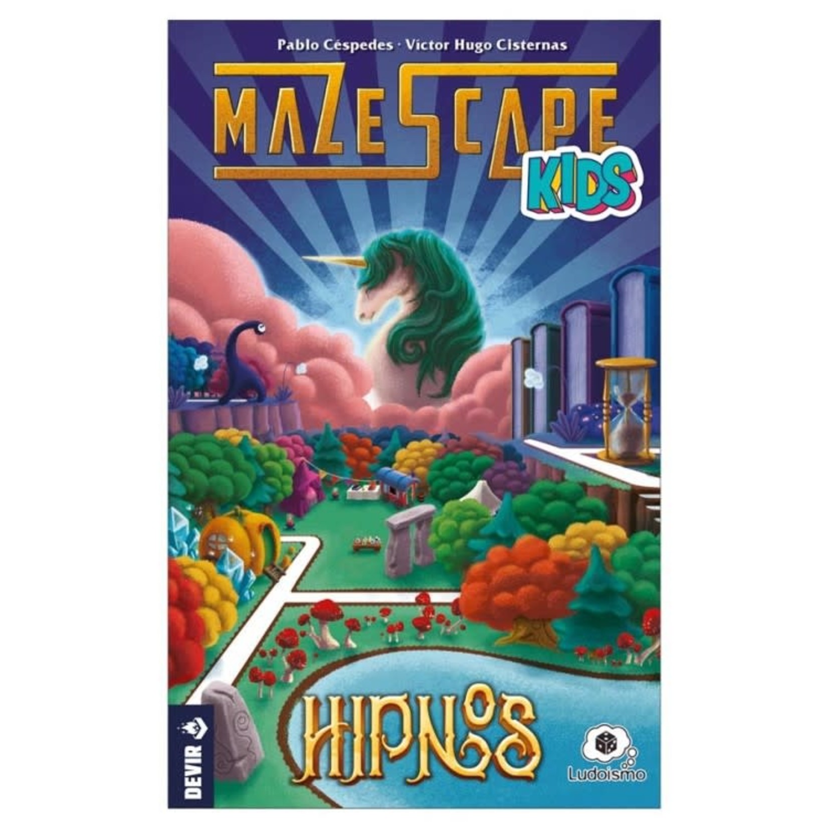 Devir Mazescape Hipnos: Gioco Da Tavolo Solitario Di Labirinti E Puzzle, Per Bambini Da 8 Anni In Su
