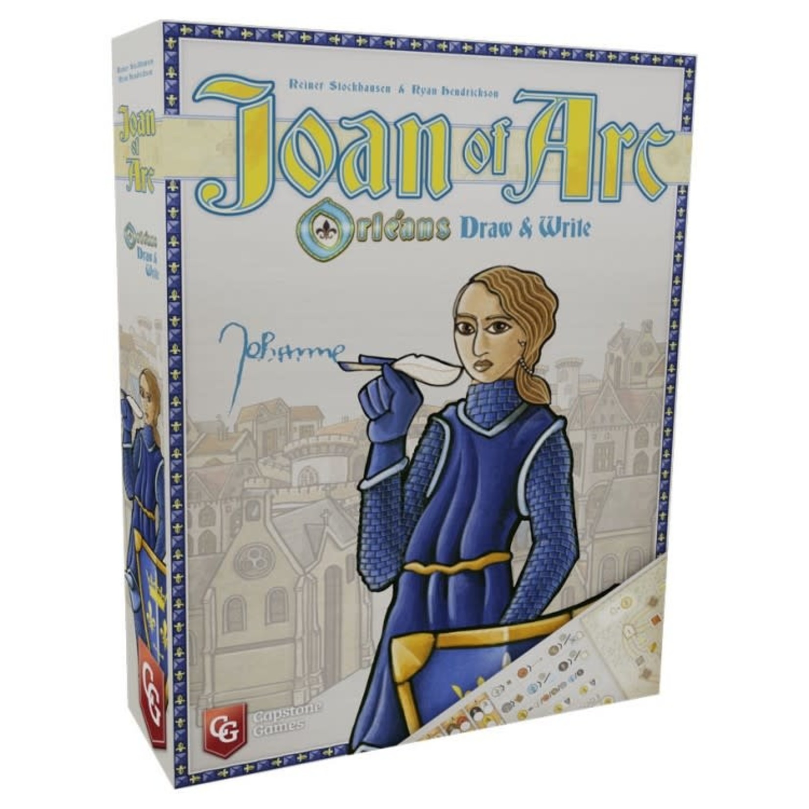 Capstone Games Orleans Joan of Arc Orleans Draw and Write