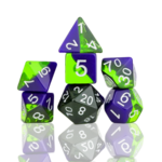 Sirius RPG Dice Sea Glass Polyhedral 8 die set