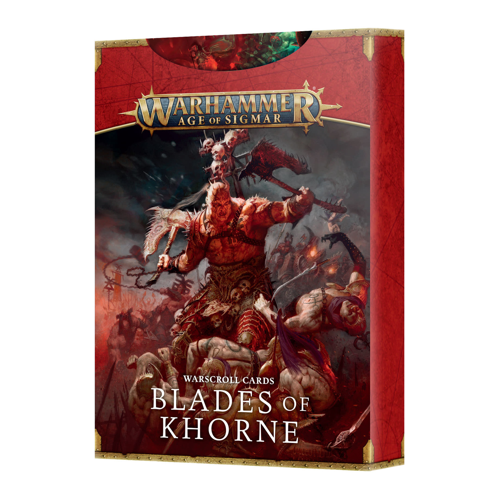 Warhammer Age of Sigmar Warscroll Cards Blades of Khorne