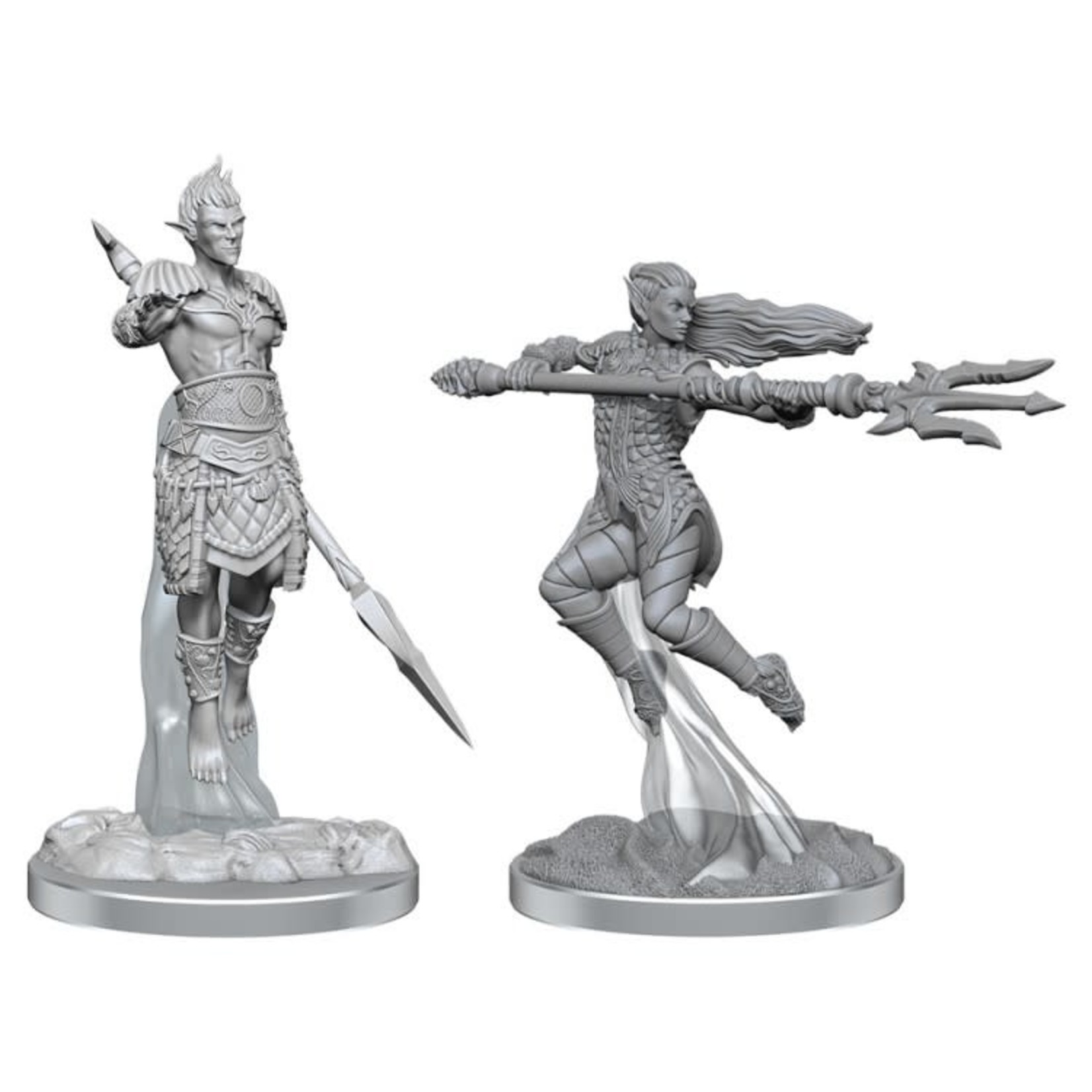WizKids Dungeons and Dragons Nolzur's Marvelous Minis Sea Elf Fighters