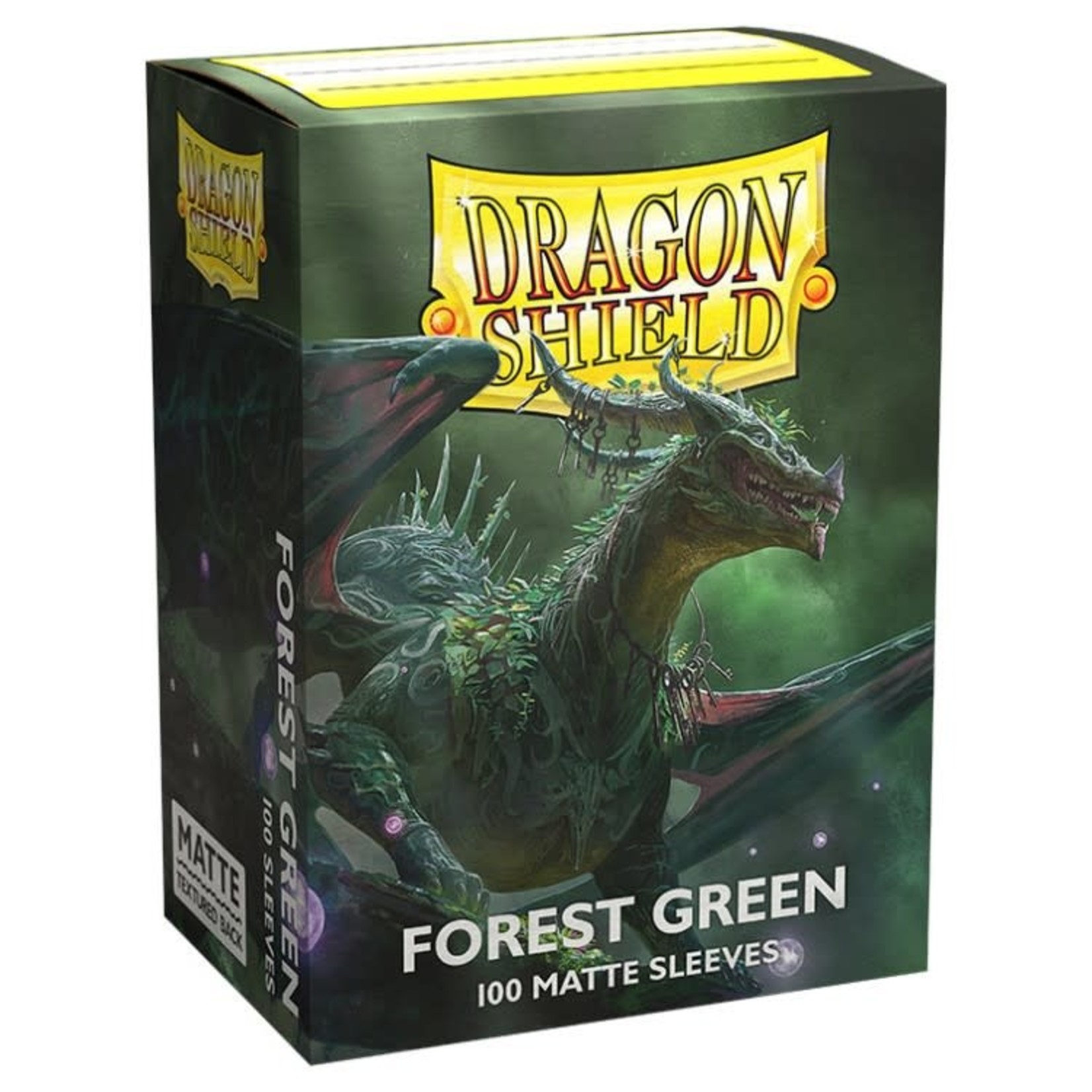 Arcane Tinmen Dragon Shield Standard Matte Sleeves Forest Green 100 ct