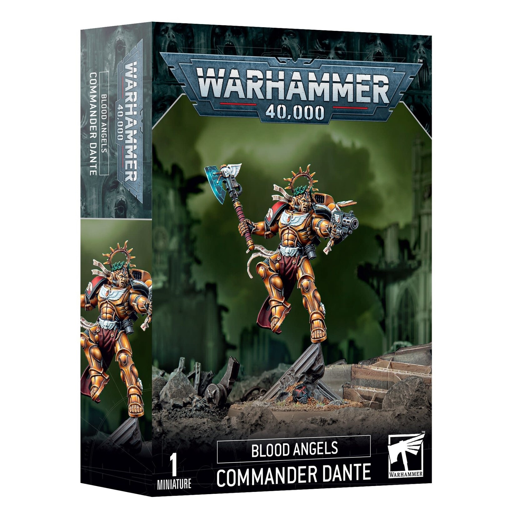 Games Workshop Warhammer 40k Space Marines Blood Angels Commander Dante