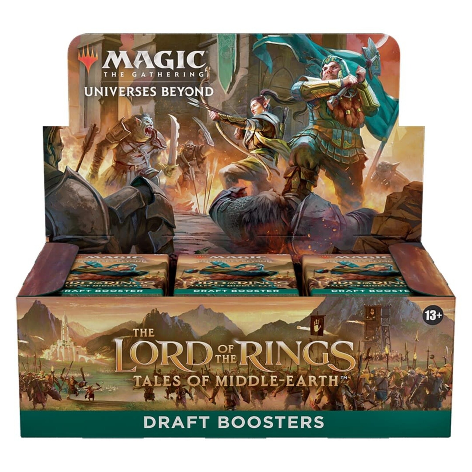 Wizards of the Coast Magic the Gathering Lord of the Rings Draft Booster Box