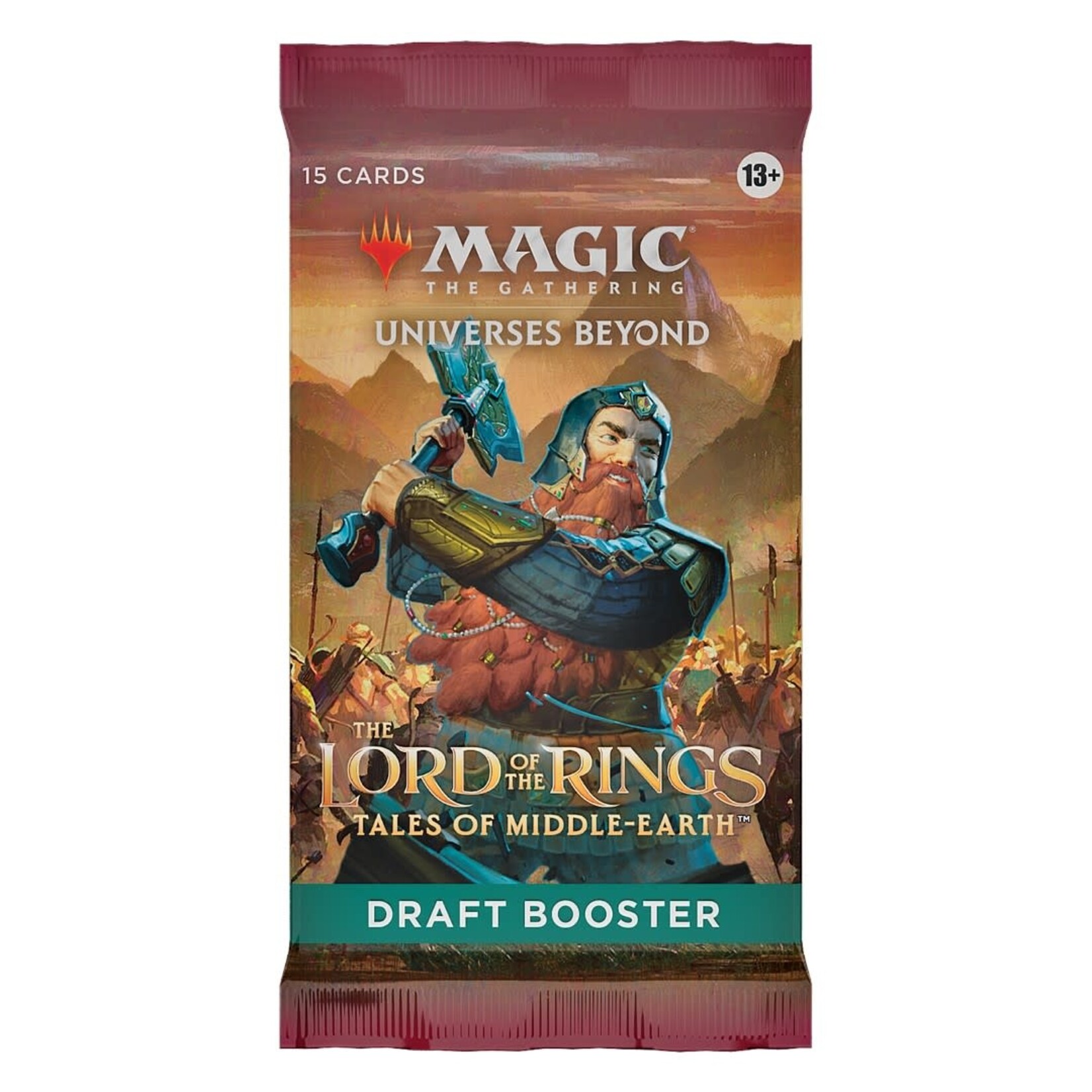 Wizards of the Coast Magic the Gathering Lord of the Rings Draft Booster Pack