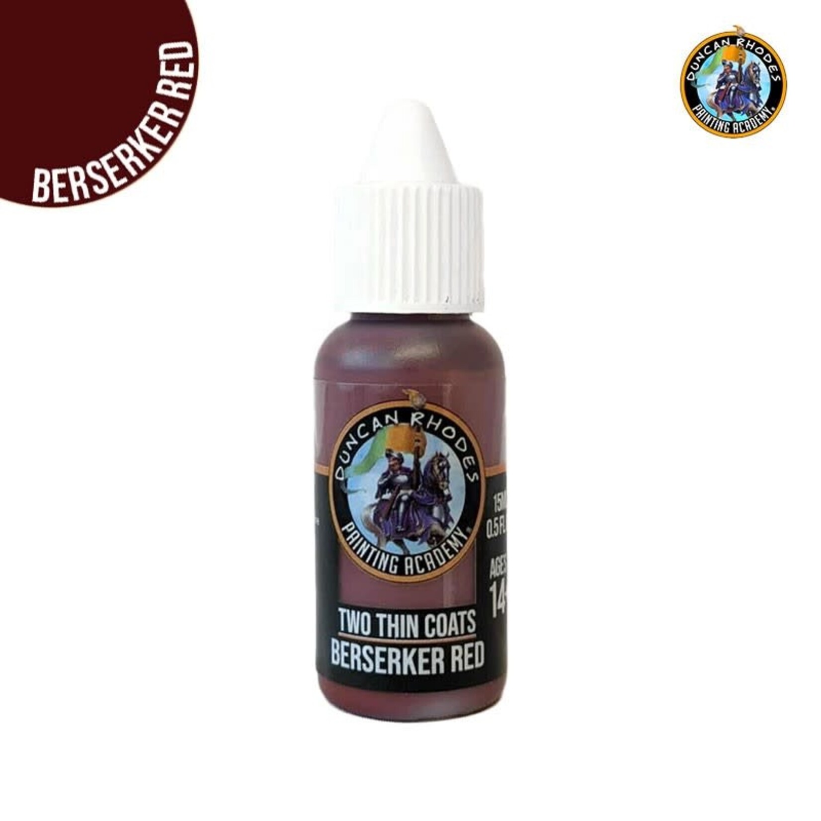 Duncan Rhodes Two Thin Coats Berserker Red 15 ml