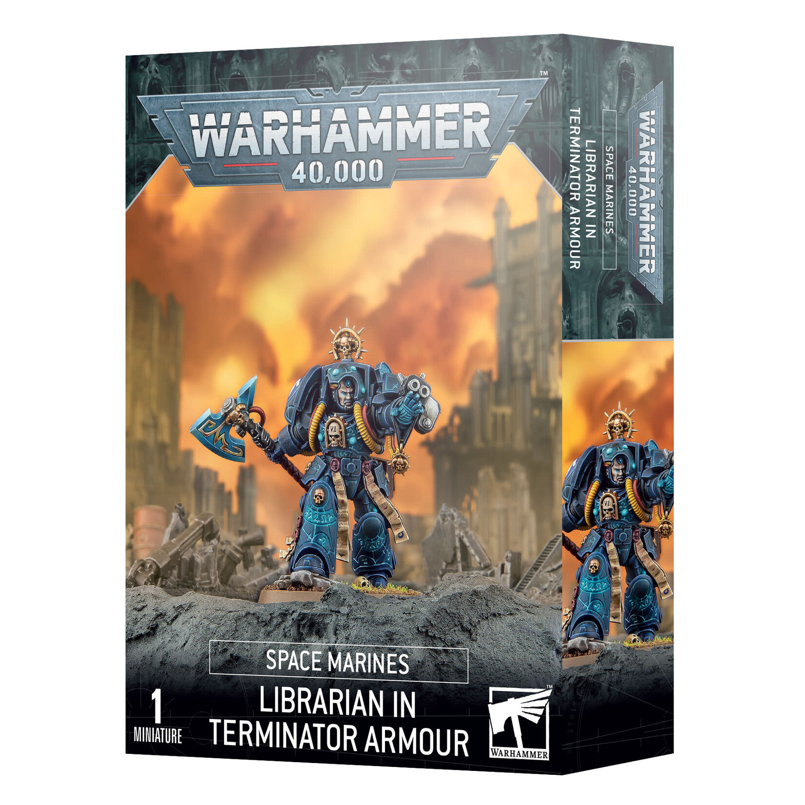 Games Workshop Warhammer 40k Space Marines Librarian in Terminator Armour