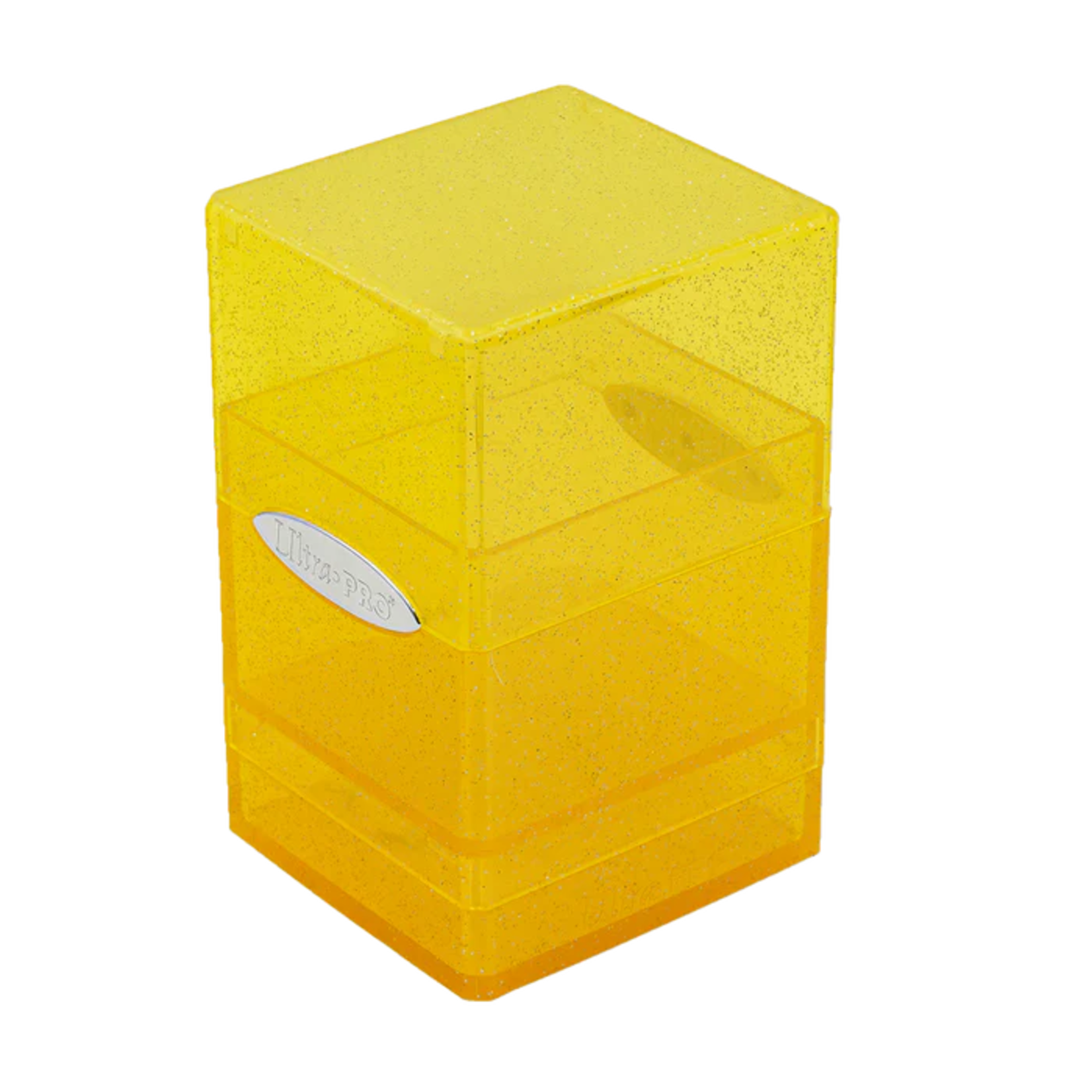 Ultra Pro Ultra Pro Satin Tower Deck Box Glitter Yellow
