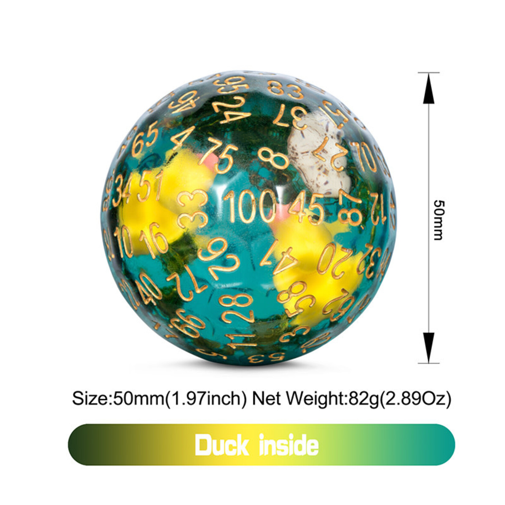 Dice Habit d100 Duckling