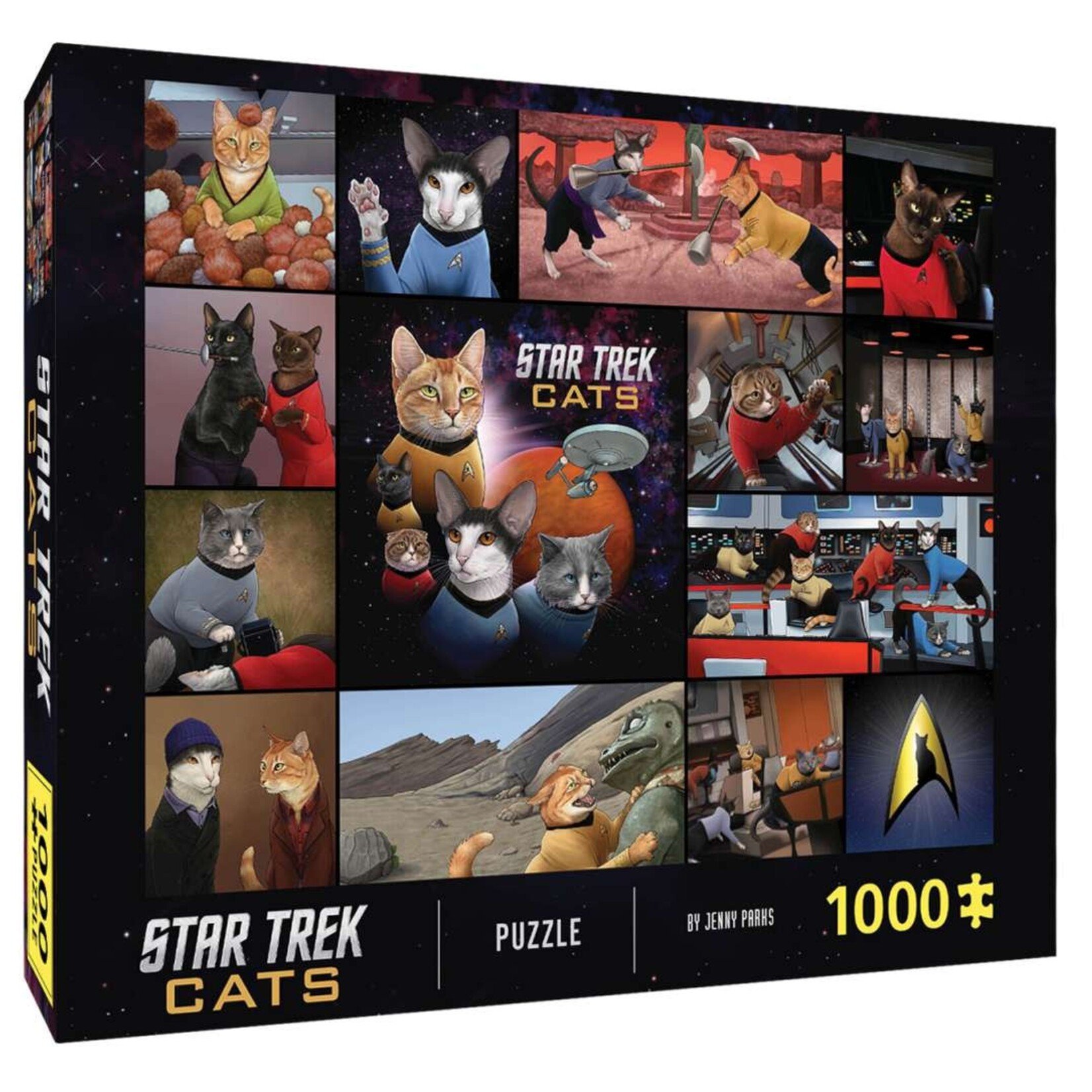 1000 pc Puzzle Star Trek Cats