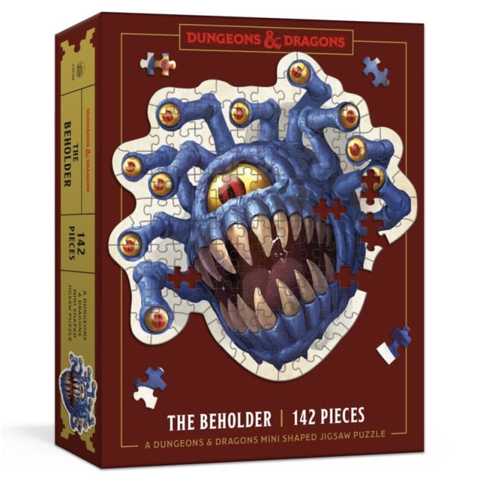 Penguin Random House Publishing 142 pc Mini Shaped Puzzle Dungeons and Dragons Beholder