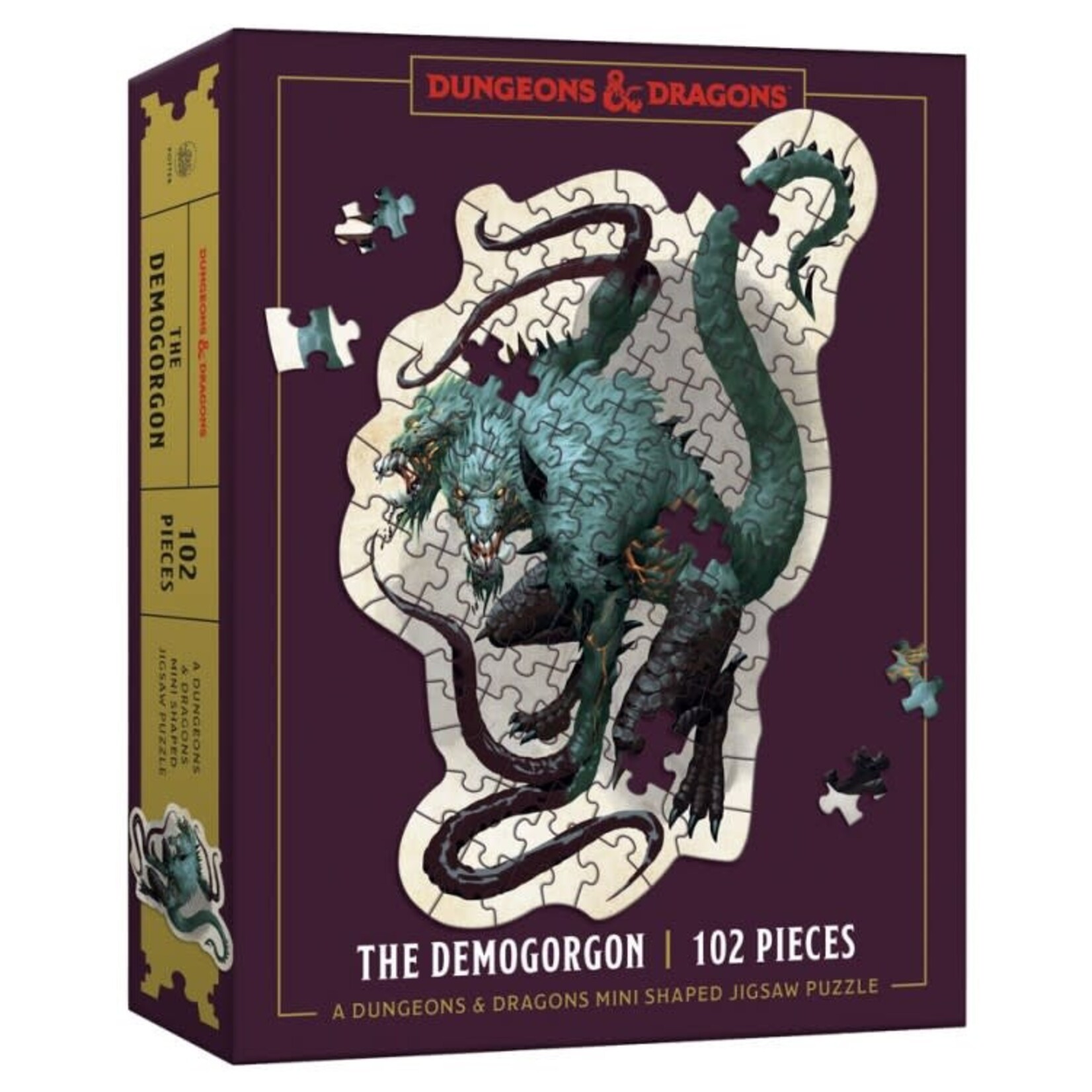 Penguin Random House Publishing 102 pc Mini Shaped Puzzle Dungeons and Dragons Demogorgon