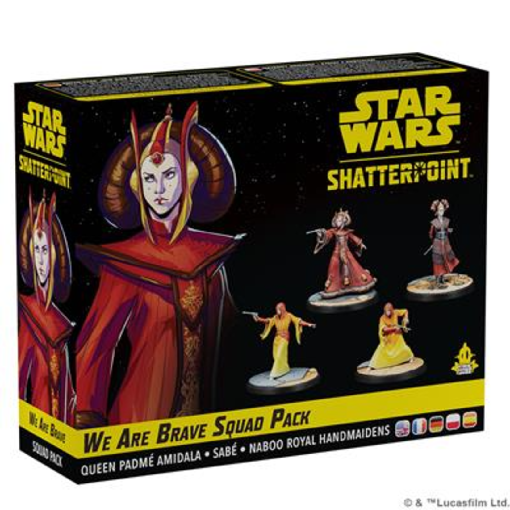 Atomic Mass Games Star Wars Shatterpoint We Are Brave Padme Amidala Squad Pack