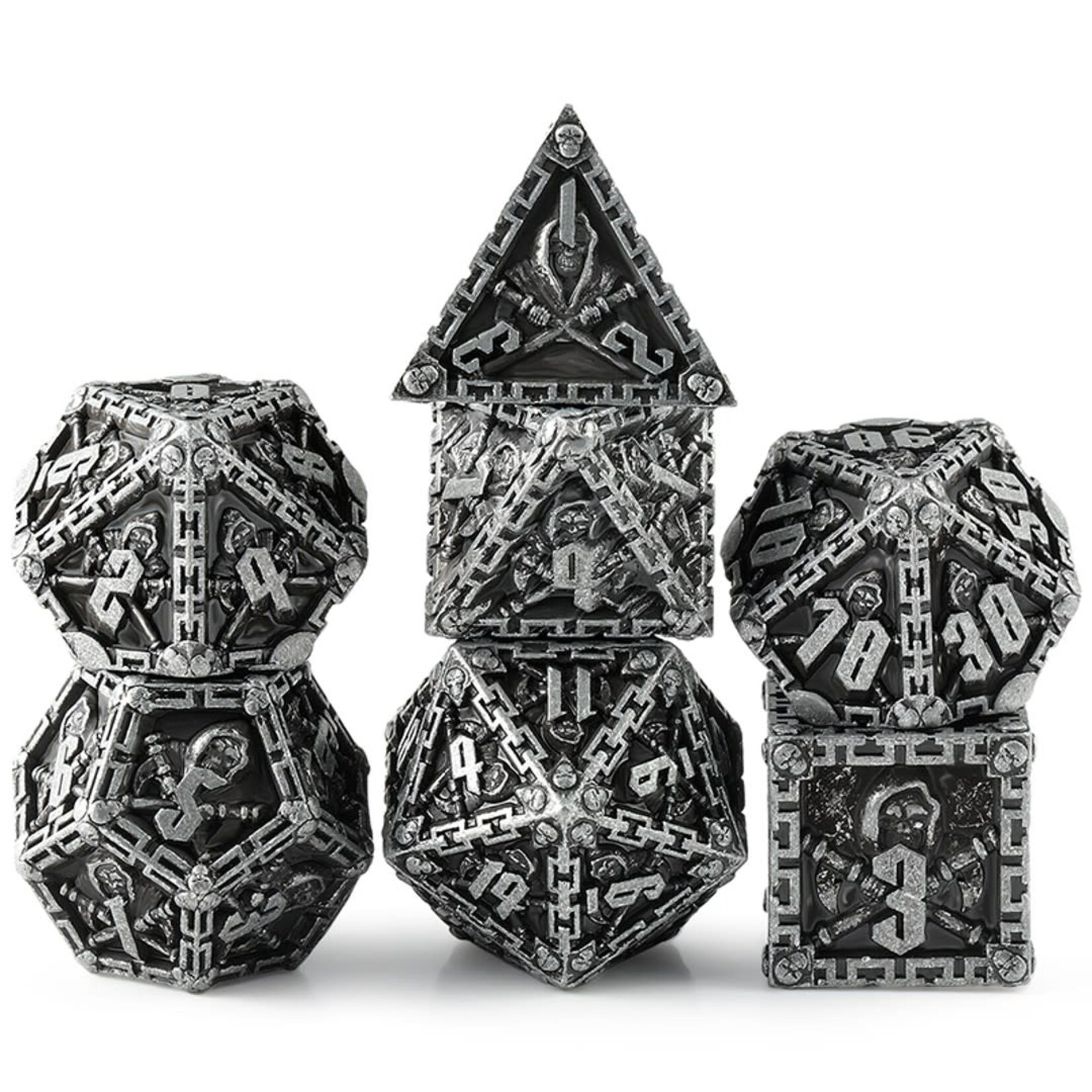 Dice Habit Reaper Iron Polyhedral 7 die set