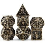 Dice Habit Reaper Bronze Polyhedral 7 die set