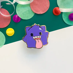 HeyyoJojo Pokemon Gengar Party Friend Enamel Pin