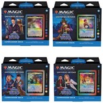 Wizards of the Coast Magic the Gathering Commander Deck Doctor Who CASE OF 4
