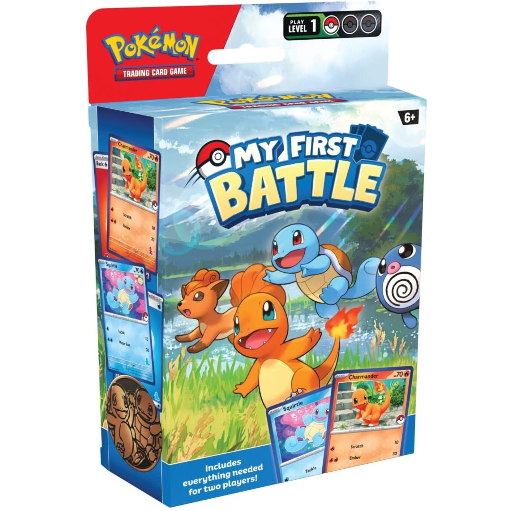Pokemon Company International Pokemon My First Battle PACK Charmander Vulpix Squirtle and Polywhirl
