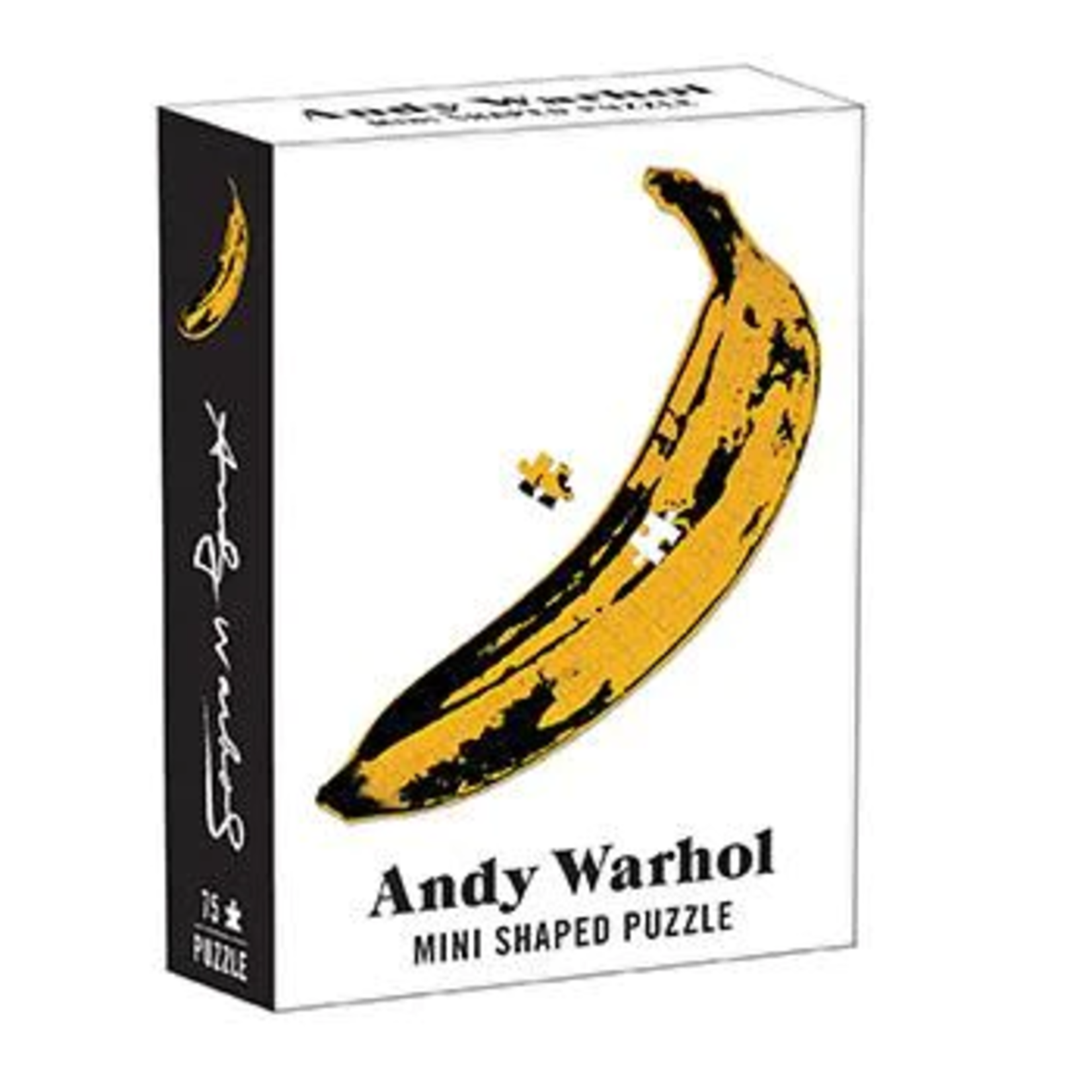 Galison 75 pc Mini Shaped Puzzle Andy Warhol Banana