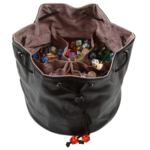 Forged Pouch of the Endless Hoard Dice Bag Black Gray