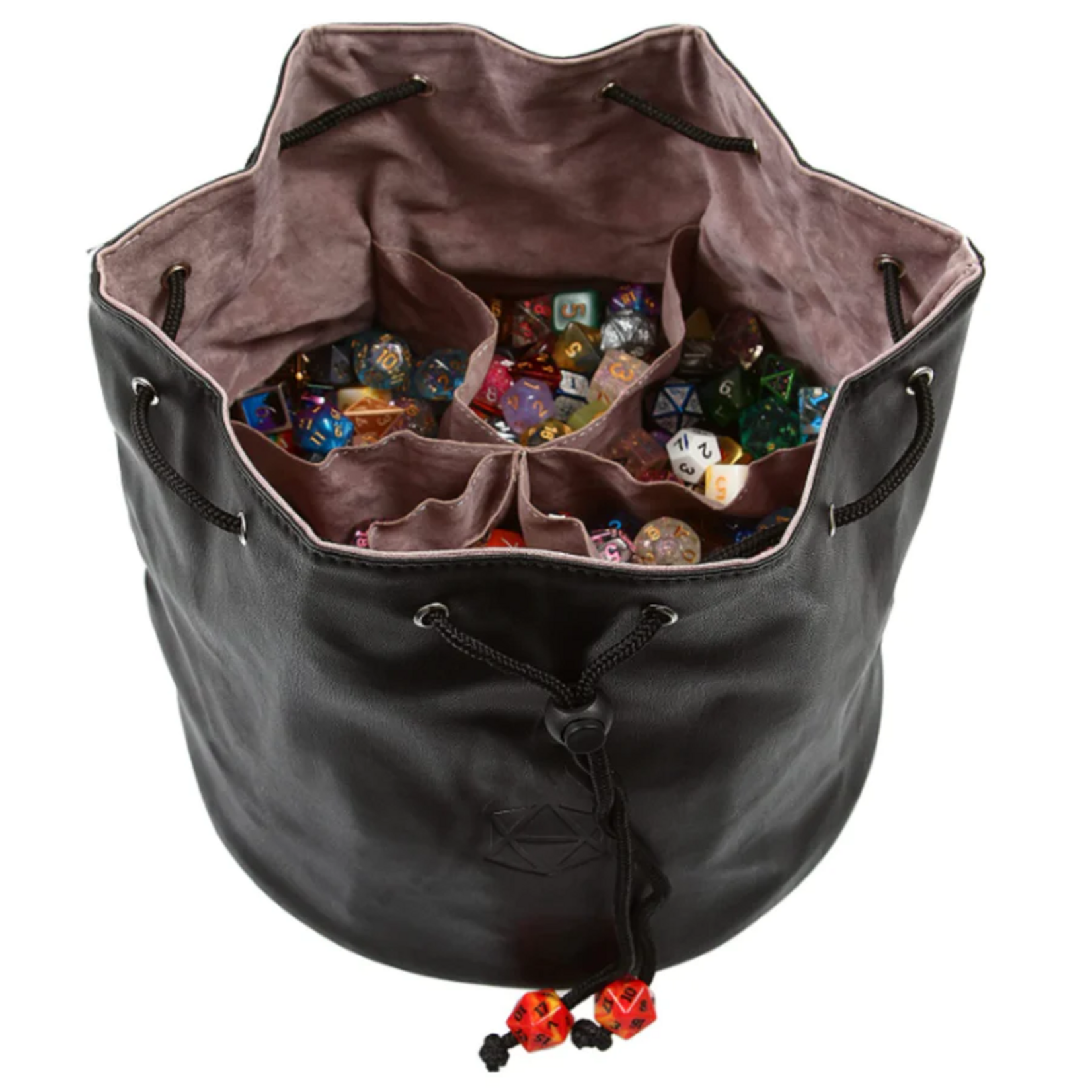 Forged Pouch of the Endless Hoard Dice Bag Black Gray