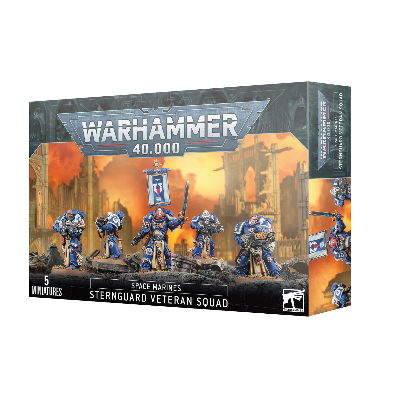 Games Workshop Warhammer 40k Space Marines Sternguard Veteran Squad