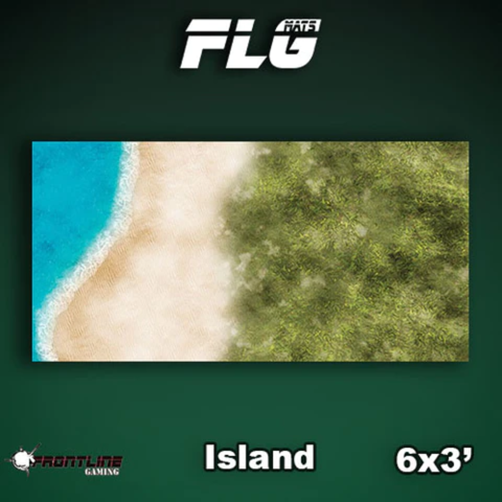 6 x 3 ft FLG Playmat Island 1