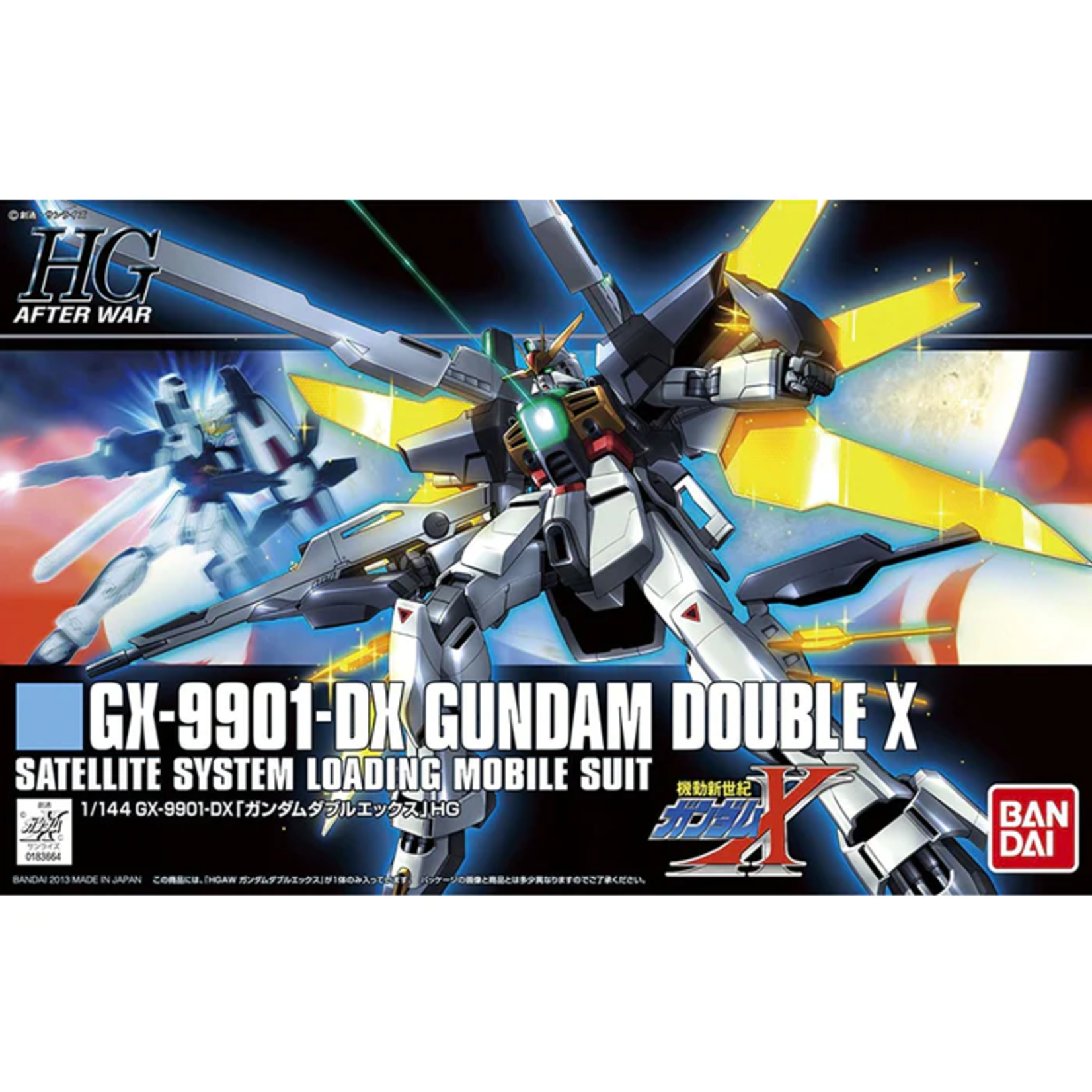 Bandai Gundam 163 Gundam Double X HGUC 1 144
