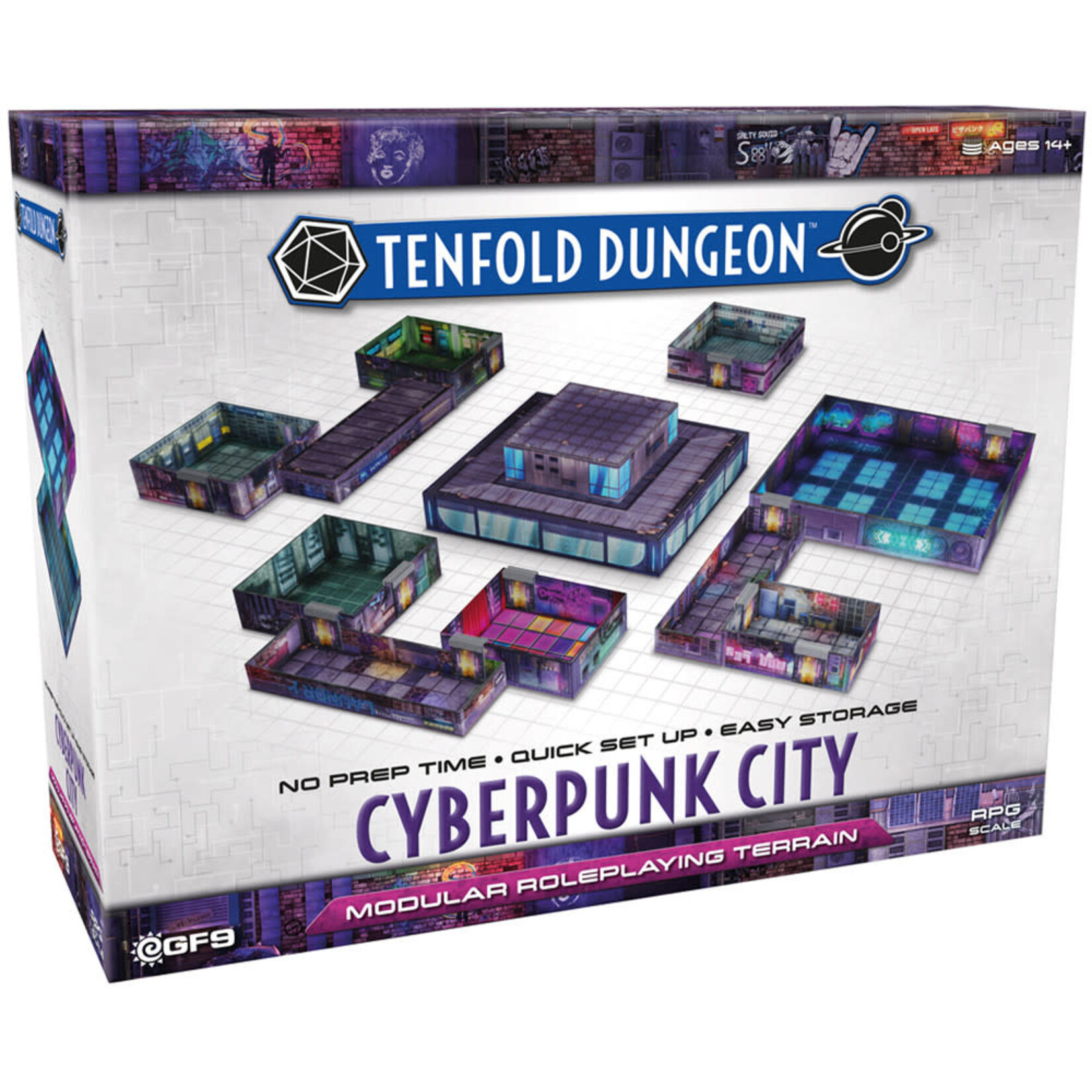 Gale Force 9 Tenfold Dungeon Cyberpunk City