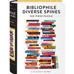 500 pc Puzzle Bibliophile Diverse Spines