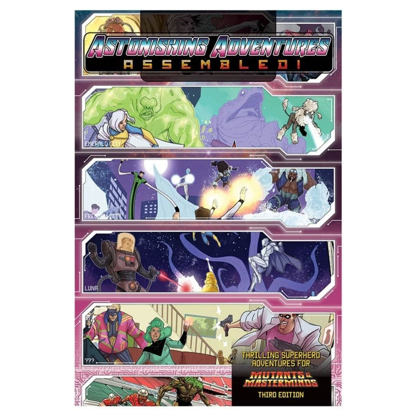 Green Ronin Press Mutants and Masterminds 3E Astonishing Adventures Assembled