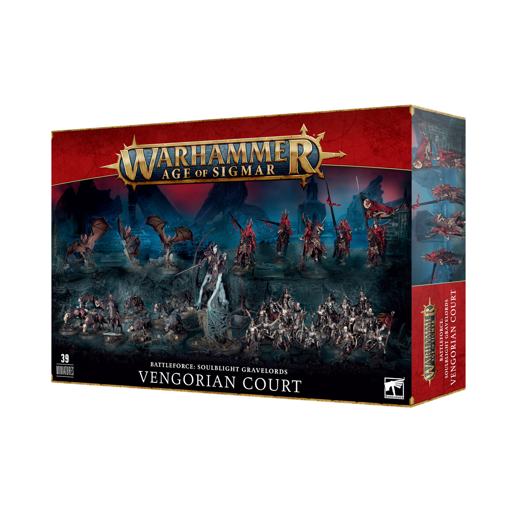 Games Workshop Warhammer Age of Sigmar Battleforce Soulblight Gravelords Vengorian Court