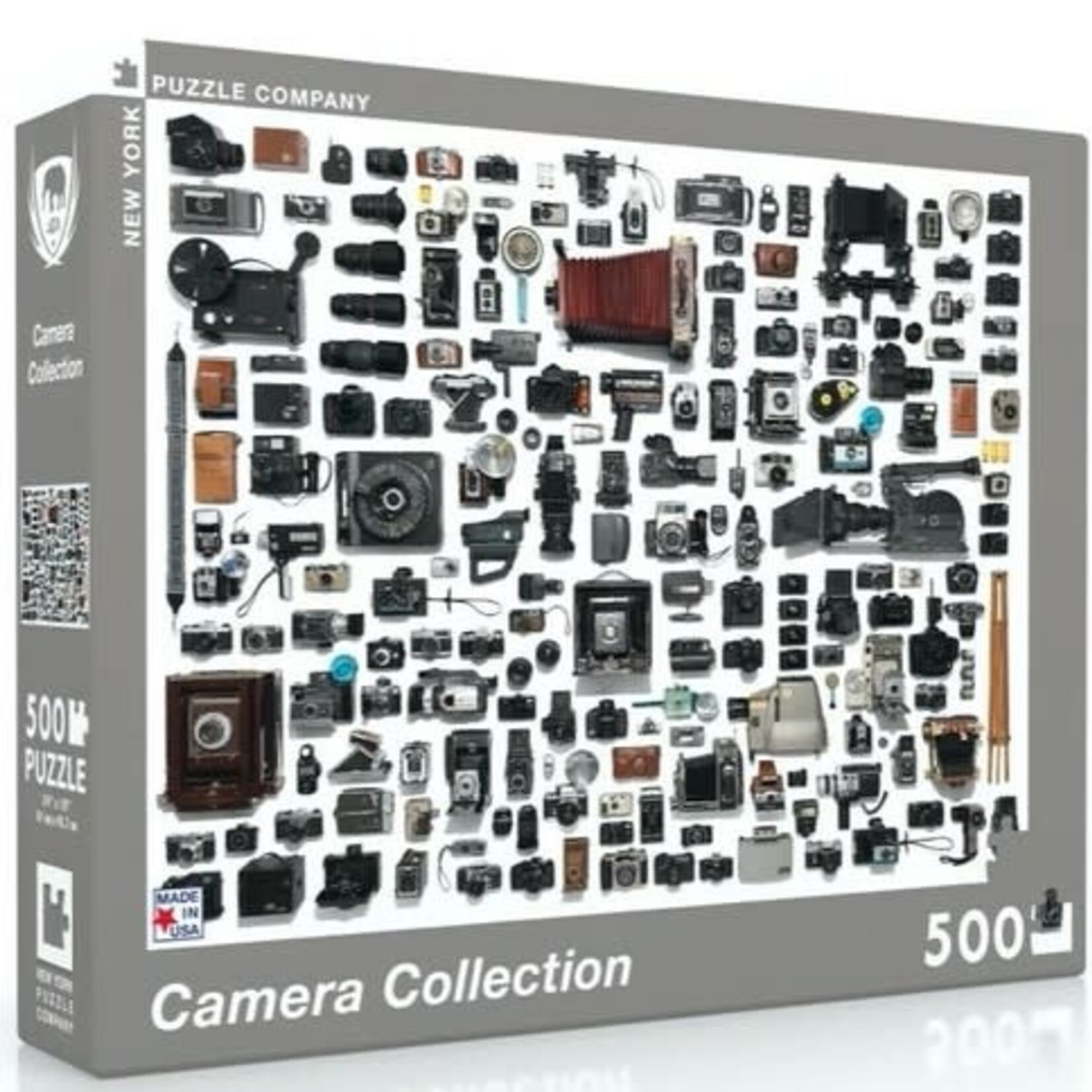 New York Puzzle Company 500 pc Puzzle Jim Golden Camera Collection