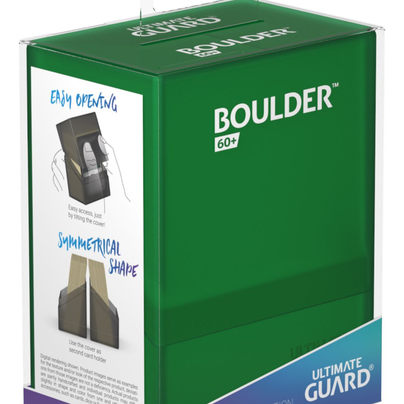 Ultimate Guard Ultimate Guard Boulder Deck Case 60+ Emerald